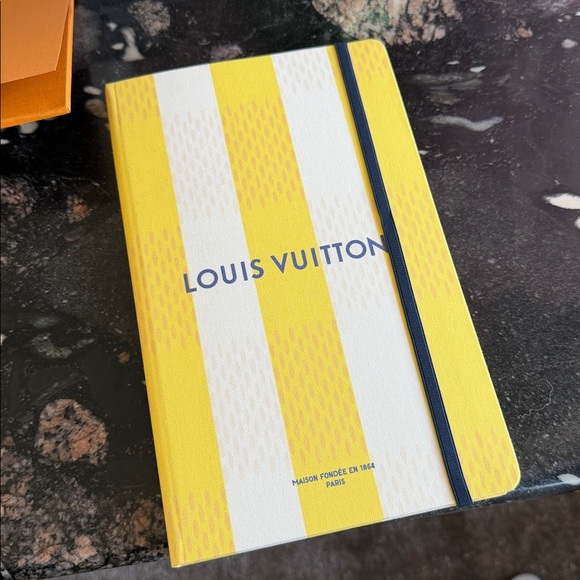 Louis Vuitton Jane Vibrant Orange and Yellow Notebook - Picture 2 of 5